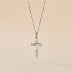 Collier Carola Argent Blanc Oxyde De Zirconium - Colliers fantaisie Femme | Histoire d&rsquo;Or