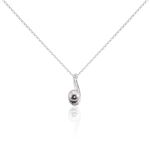 Collier Armance Argent Blanc Perle D'imitation Oxyde - Colliers Femme | Histoire d&rsquo;Or