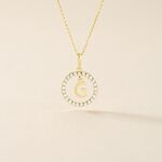Pendentif Gabe Or Jaune Oxyde De Zirconium - Pendentifs Femme | Histoire d&rsquo;Or