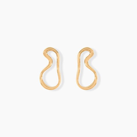 Boucles D'oreilles Puces Seyda Plaqu&eacute; Or Jaune - Boucles d'oreilles fantaisie Femme | Histoire d&rsquo;Or