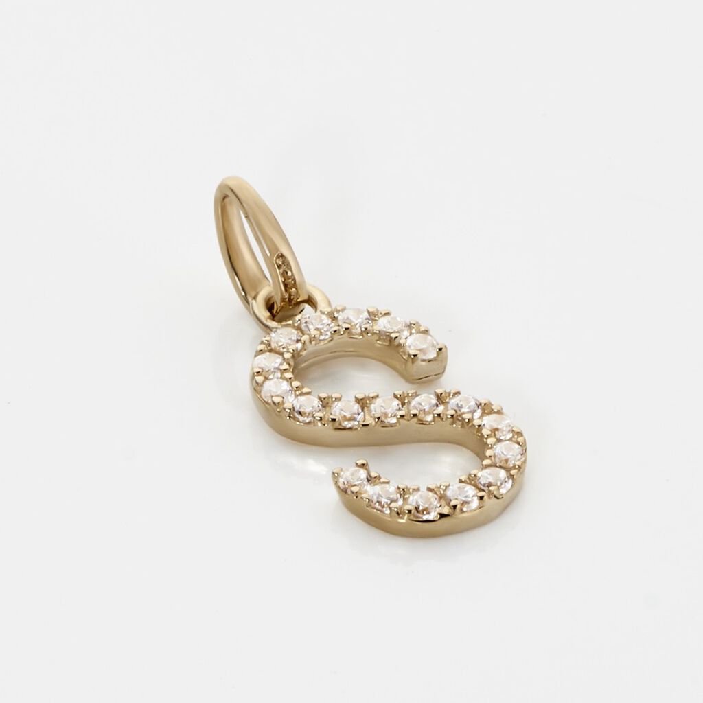 Pendentif Klementine Or Jaune Oxyde De Zirconium - Pendentifs Famille | Histoire d’Or
