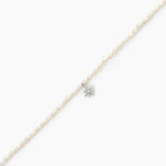 Bracelet Shelah Argent Blanc Perle De Culture Oxyde De Zirconium - Bracelets Femme | Histoire d&rsquo;Or