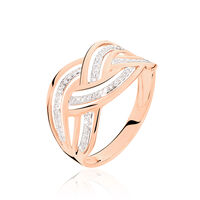 Bague Leopoldine Or Rose Diamant