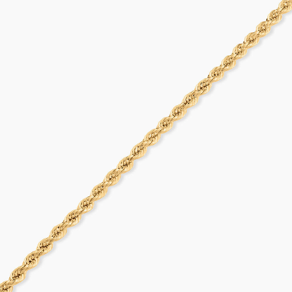 Bracelet Jerry Maille Corde Or Jaune - Bracelets chaîne Femme | Histoire d’Or