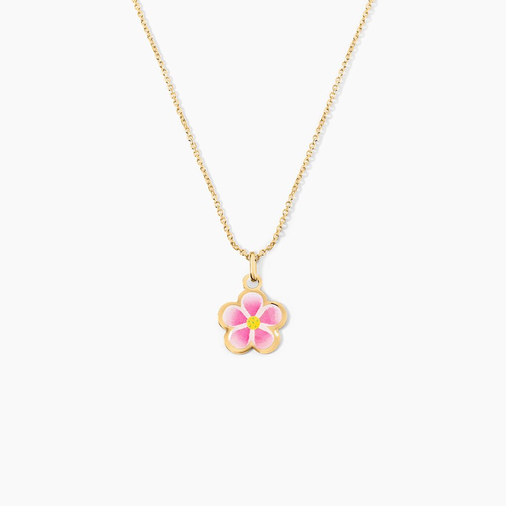Collier Syna Fleur Or Jaune - Colliers Enfant | Histoire d&rsquo;Or