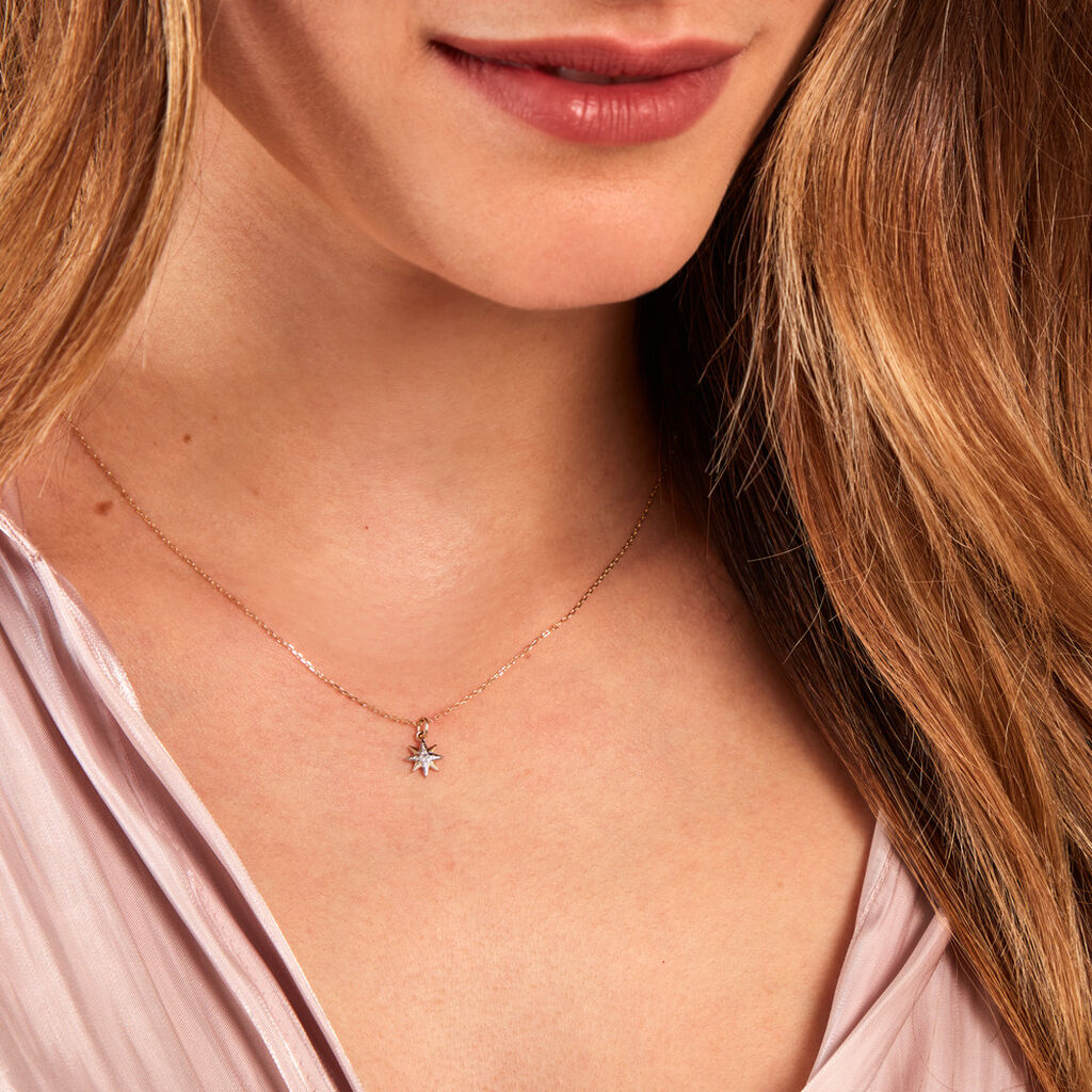 Collier Vangelis Or Jaune Diamant - Colliers Femme | Histoire d’Or