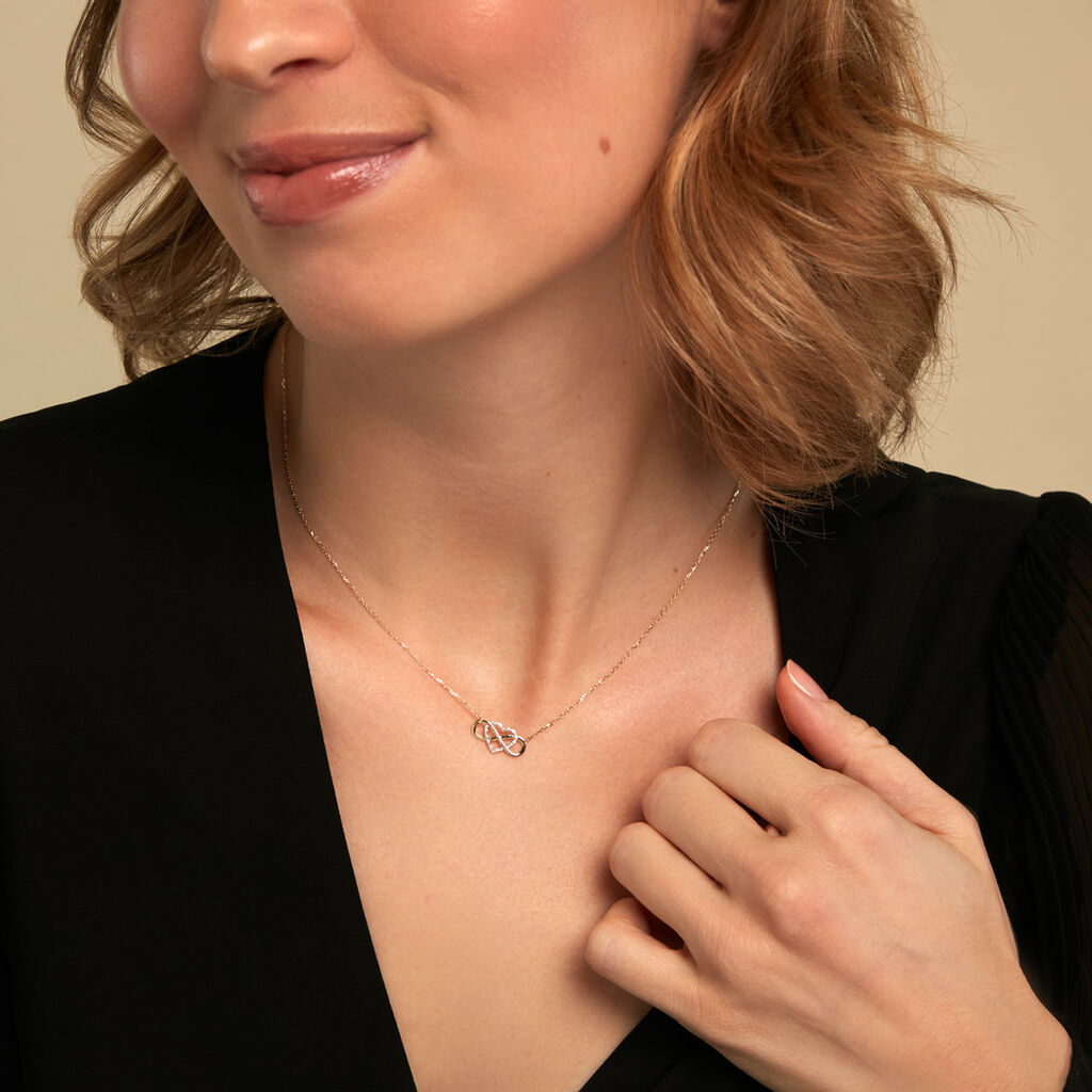 Collier Elma Or Jaune Diamant - F&ecirc;te des m&egrave;res Femme | Histoire d&rsquo;Or