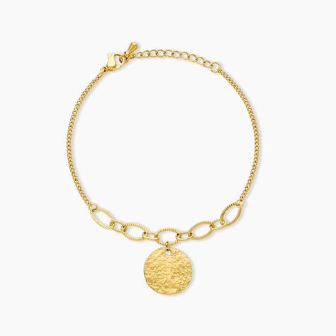 Bracelet Mila Acier Dor&eacute; - Bijoux sans pierre Femme | Histoire d&rsquo;Or