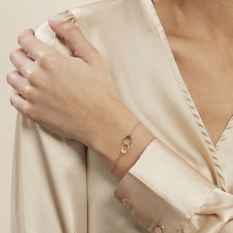 Bracelet Argent Rose Kim - Bracelets fantaisie Femme | Histoire d’Or