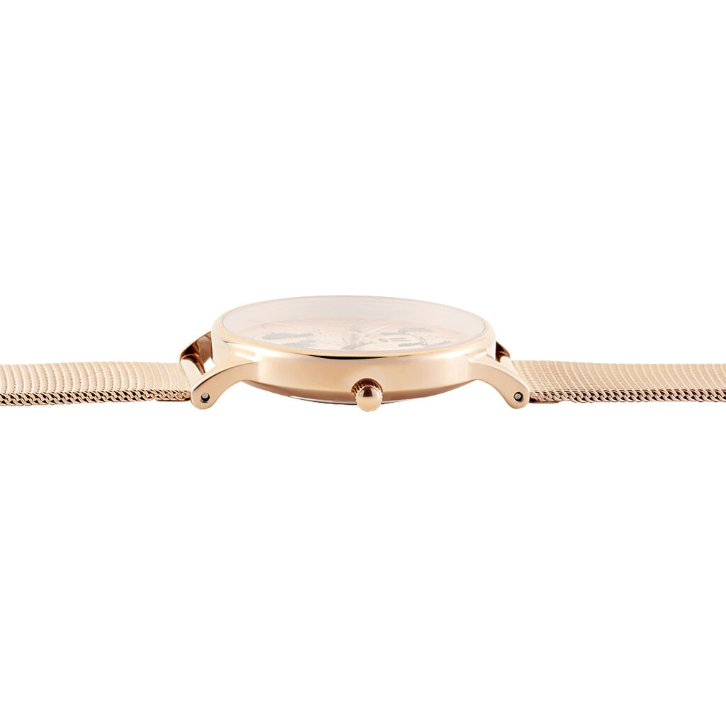 Montre Disney Doré Rose - Montres Femme | Histoire d’Or