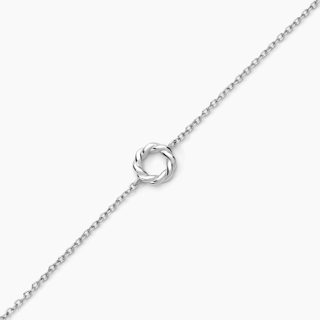 Bracelet Winona Argent Blanc - Bijoux sans pierre Femme | Histoire d&rsquo;Or