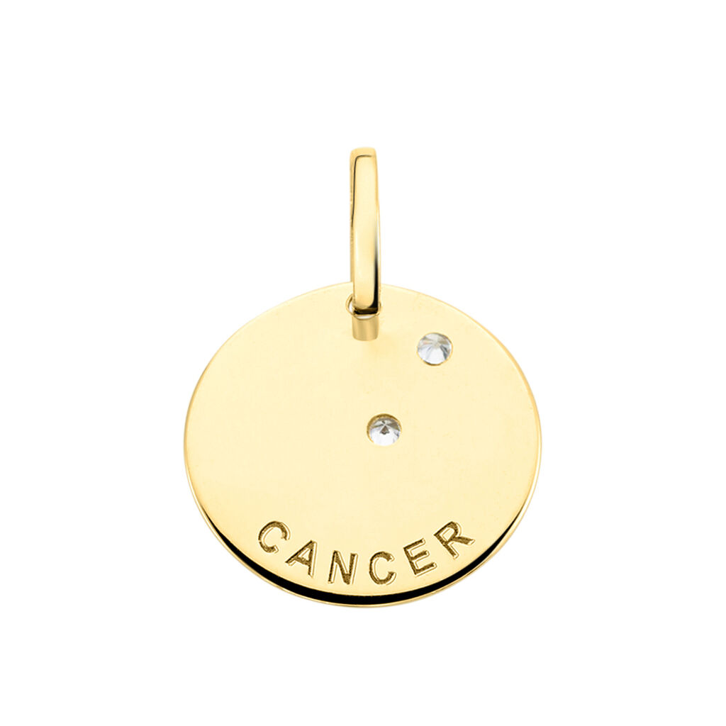Pendentif Or Jaune Astraea Oxyde De Zirconium - Pendentifs Zodiaque Femme | Histoire d’Or