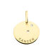 Pendentif Or Jaune Astraea Oxyde De Zirconium - Pendentifs Zodiaque Femme | Histoire d’Or