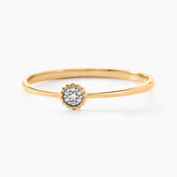 Bague Mon 1er Diamant Or Jaune Diamant
