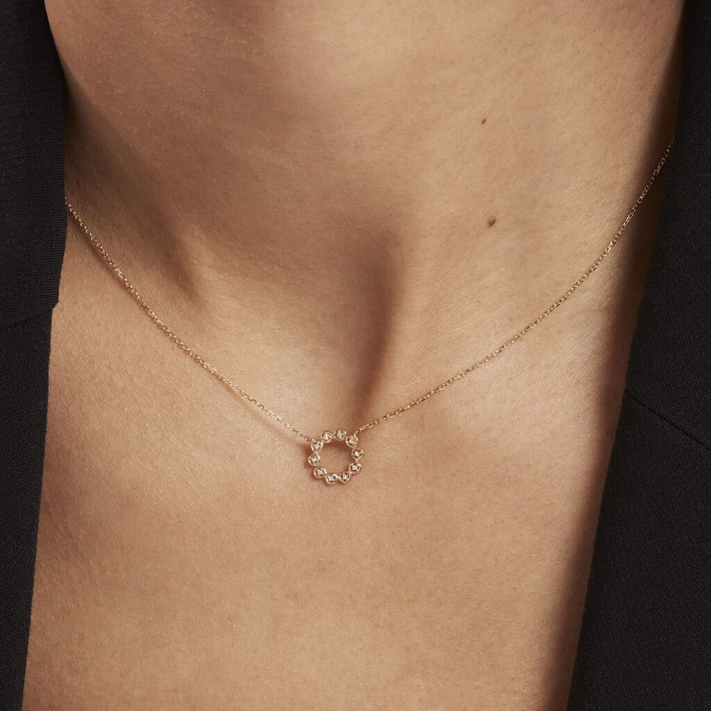 Collier Or Jaune Adrienn Diamants - Colliers Femme | Histoire d’Or