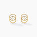 Boucles D'oreilles Puces Nid D'amour Or Jaune Diamant - Clous d'oreilles Femme | Histoire d’Or