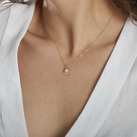 Collier Salvine Or Jaune Perle De Culture - Colliers Femme | Histoire d’Or