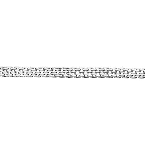 Collier Metropolitan Maille Fantaisie Acier Blanc - Colliers fantaisie Femme | Histoire d’Or