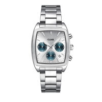 Montre Cluse Quartaut Chrono Argenté