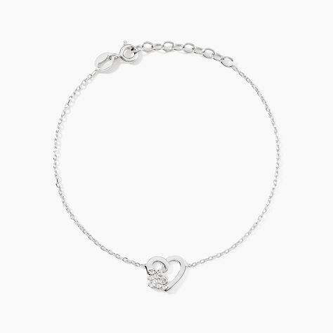 Bracelet Lucianna Argent Blanc Oxyde De Zirconium - Bracelets Femme | Histoire d&rsquo;Or