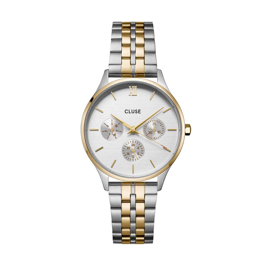 Montre Cluse Minuit Multifunction Argenté - Montres Femme | Histoire d’Or