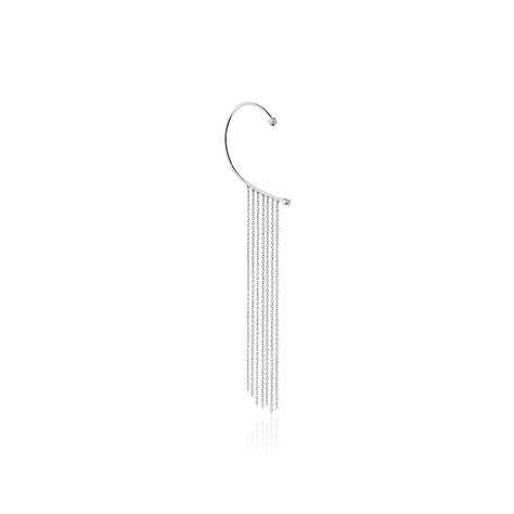 Bijou D'oreille Unitaire Nexus Argent Blanc Oxyde De Zirconium - Boucles d'oreilles fantaisie Femme | Histoire d’Or