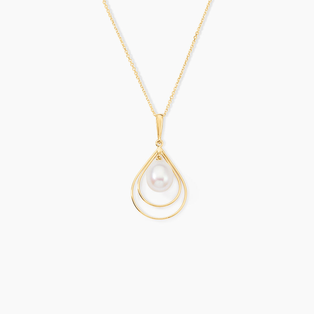 Pendentif Martyna Or Jaune Perle De Culture - Pendentifs Femme | Histoire d&rsquo;Or