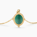 Collier Lucky Gems Or Jaune Malachite - Colliers Femme | Histoire d&rsquo;Or