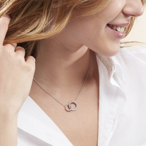 Collier Ananth Argent Blanc Oxyde De Zirconium - Colliers fantaisie Femme | Histoire d’Or