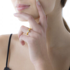 Bague Solitaire Venda Or Jaune Diamant - Bagues solitaires Femme | Histoire d’Or