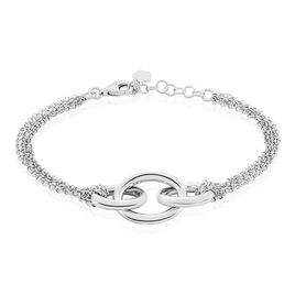 Bracelet Abassia Argent Blanc - Bracelets fantaisie Femme | Histoire d’Or