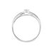 Bague Solitaire Katalina Or Blanc Diamant - Bagues solitaires Femme | Histoire d’Or