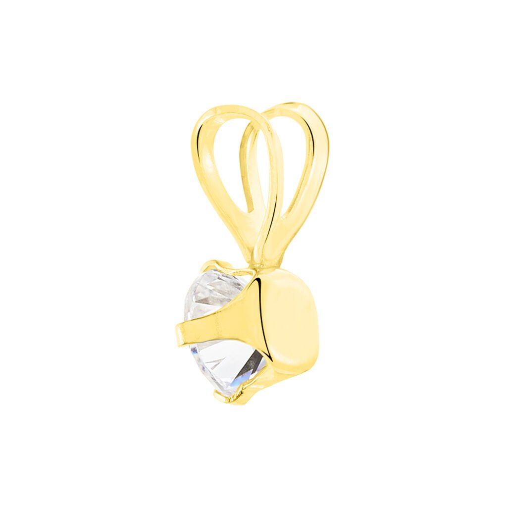 Pendentif Mabila Or Jaune Oxyde De Zirconium - Pendentifs Femme | Histoire d’Or