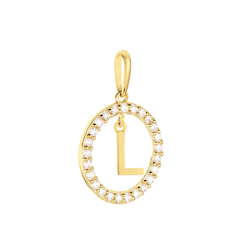 Pendentif Gabe Or Jaune Oxyde De Zirconium - Pendentifs Femme | Histoire d’Or