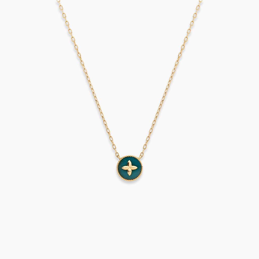 Collier Lucky Gems Or Jaune Amazonite - Colliers Femme | Histoire d&rsquo;Or