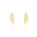 Boucles D'oreilles Puces Tourkia Or Jaune Oxyde De Zirconium - Clous d'oreilles Femme | Histoire d’Or