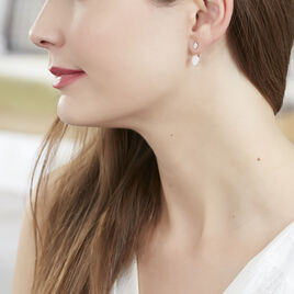 Bijoux D'oreilles Or Blanc Oxyde De Zirconium - Ear cuffs Femme | Histoire d’Or
