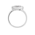 Bague Solitaire Aliou Argent Blanc Oxyde De Zirconium - Bagues solitaires Femme | Histoire d&rsquo;Or