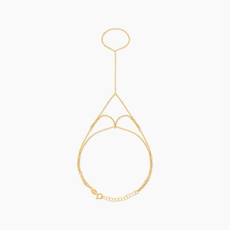Bijou De Main Irina Argent Jaune - Bracelets Femme | Histoire d&rsquo;Or