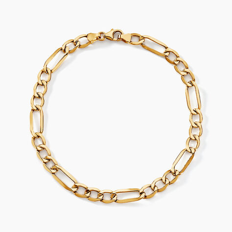 Bracelet Or Jaune Cameo - Bracelets cha&icirc;ne Homme | Histoire d&rsquo;Or