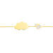 Bracelet Identité Ange Email Or Jaune - Bracelets Communion Enfant | Histoire d’Or