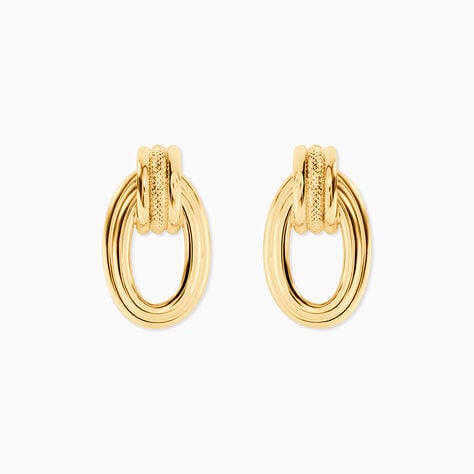 Boucles D'Oreilles Puces Izabela Or Jaune - Clous d'oreilles Femme | Histoire d&rsquo;Or
