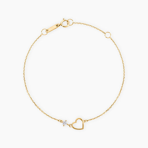 Bracelet Pattie Or Jaune Oxyde De Zirconium - F&ecirc;te des m&egrave;res Femme | Histoire d&rsquo;Or