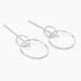 Boucles D'oreilles Pendantes Enissa Argent Blanc - Boucles d'oreilles fantaisie Femme | Histoire d’Or