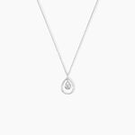 Collier Momaza Or Blanc Diamant - Colliers Femme | Histoire d&rsquo;Or