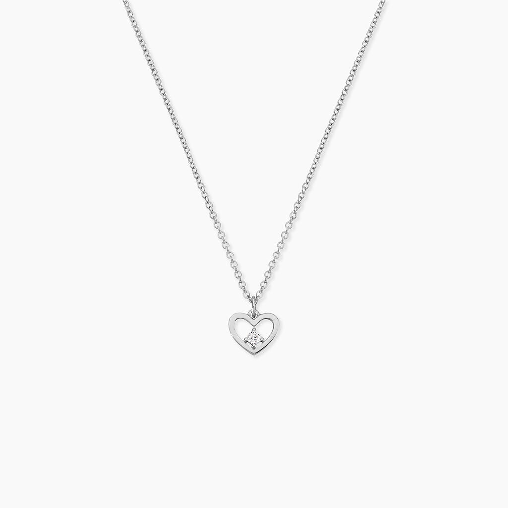 Collier Argent Sabino Oxydes De Zirconium - Colliers fantaisie Femme | Histoire d&rsquo;Or