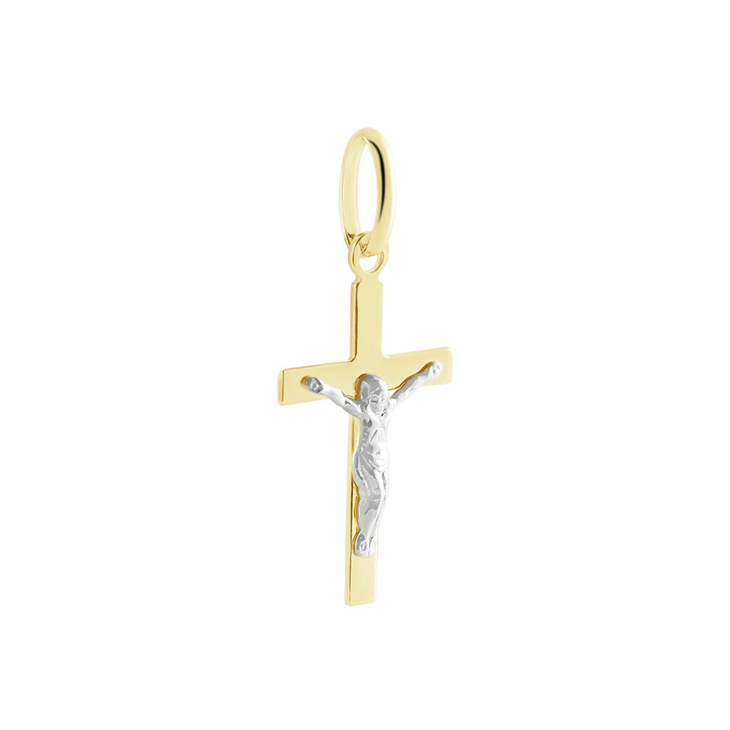 Pendentif Andries Or Bicolore - Pendentifs Baptême Famille | Histoire d’Or