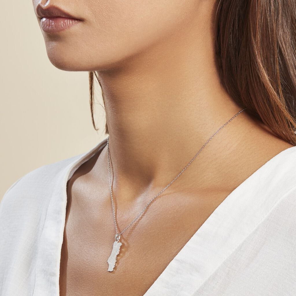 Pendentif Thea Argent Blanc - Pendentifs Famille | Histoire d’Or