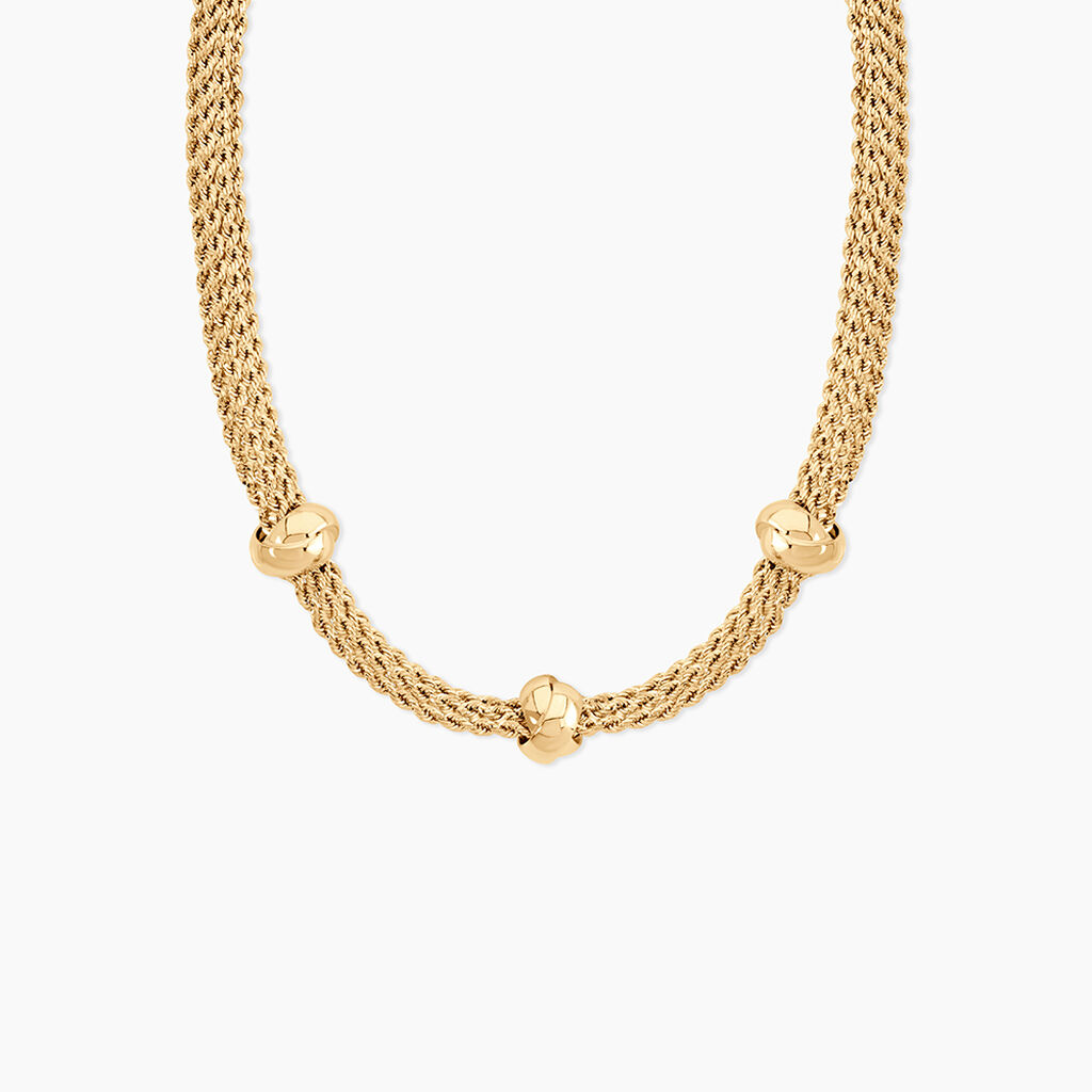 Collier Cordelia Or Jaune - Bijoux sans pierre Femme | Histoire d&rsquo;Or
