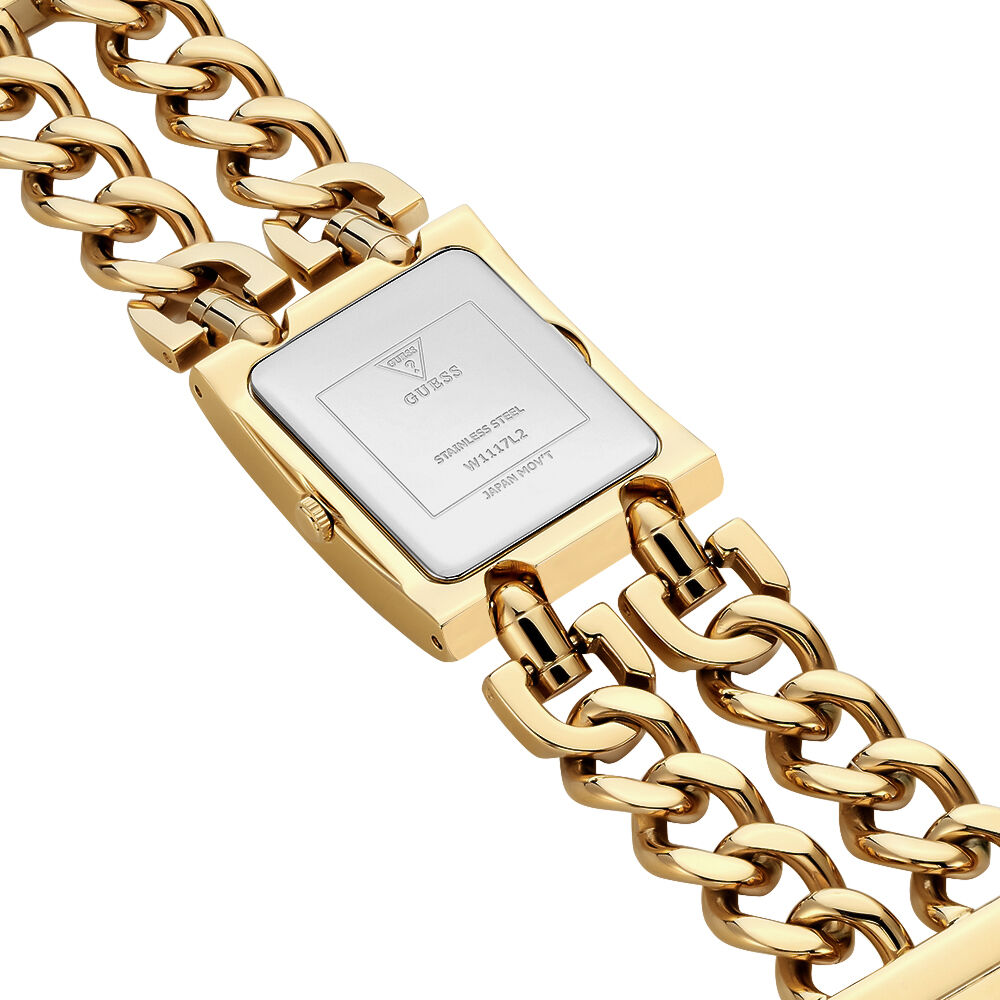 Montres Guess W1117L2 Acier Clip Jaune Rectangulaire - HIMFJQC6330 •  Histoire d'Or